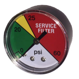 2" Return Hydraulic Service Filter Gauge