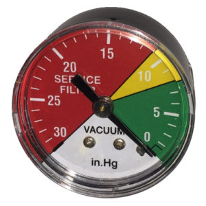 1-1/2" Suction Hydraulic Service Filter Gauge